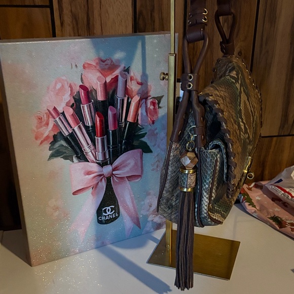 Rafe Brown and Green Crossbody Bag - Picture 3 of 14